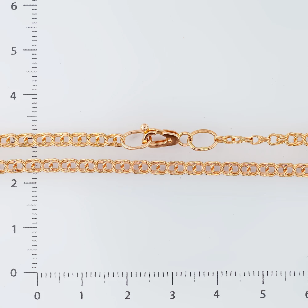 Цепь из красного золота 585 пробы