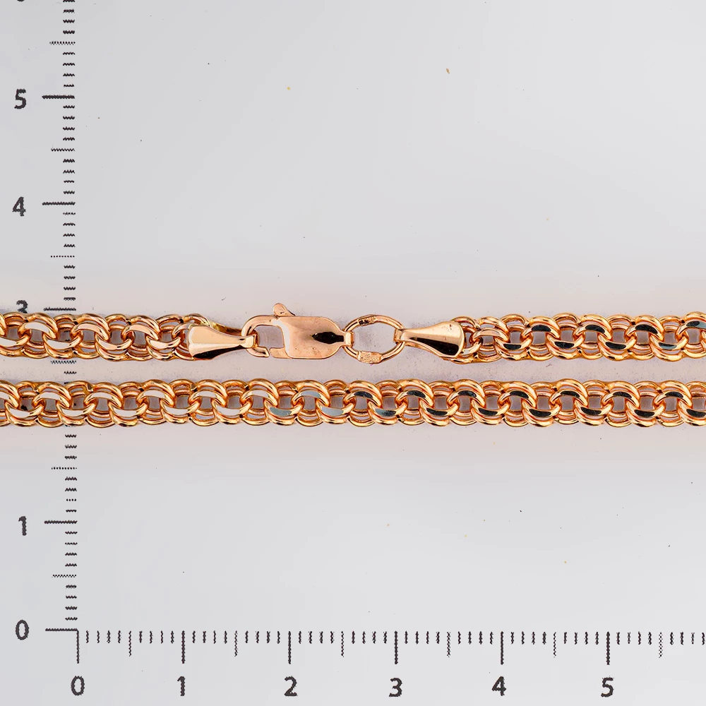 Цепь из красного золота 585 пробы