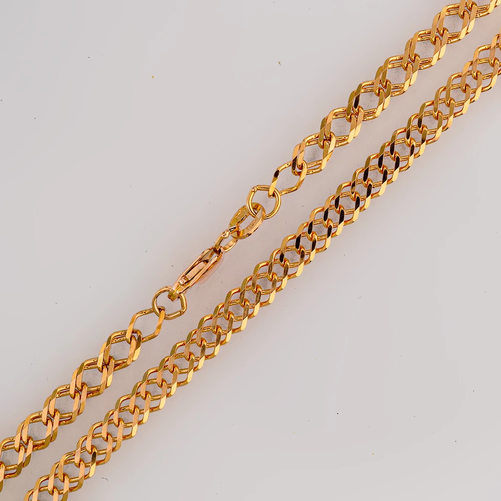 Цепь из красного золота 585 пробы