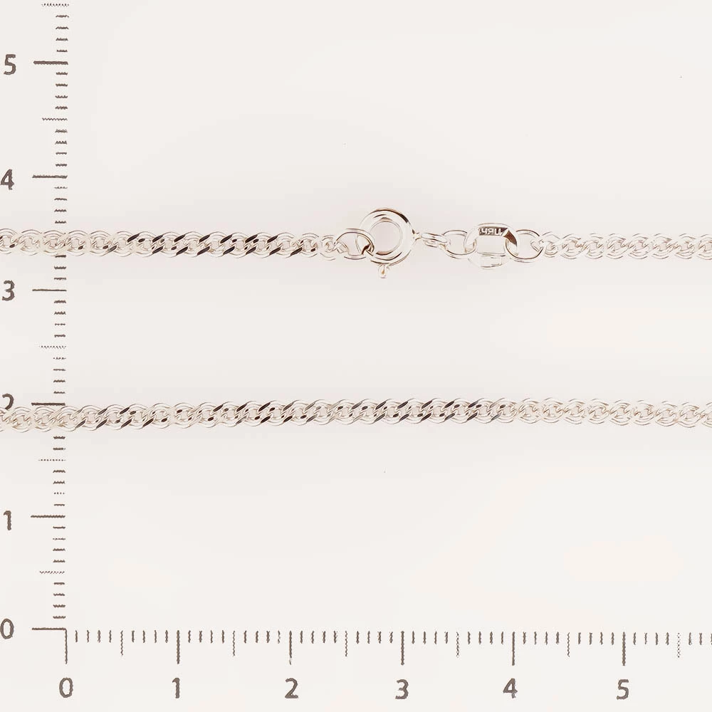 Цепь из белого золота 585 пробы