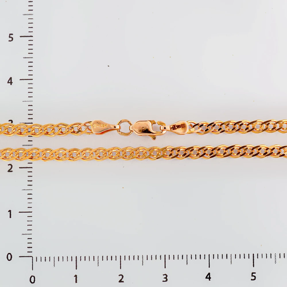 Цепь из красного золота 585 пробы