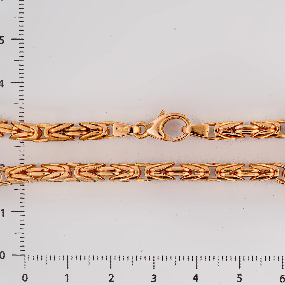 Цепь из красного золота 585 пробы