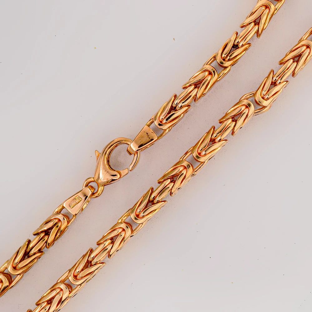 Цепь из красного золота 585 пробы