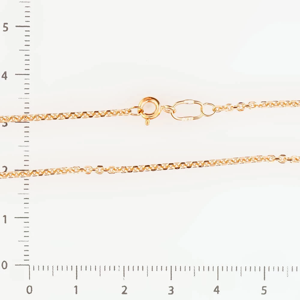 Цепь из красного золота 585 пробы