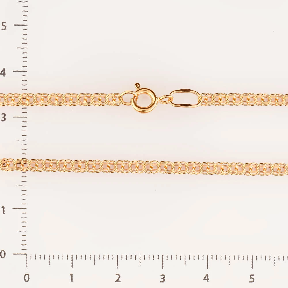 Цепь из красного золота 585 пробы