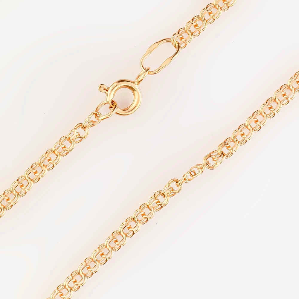 Цепь из красного золота 585 пробы