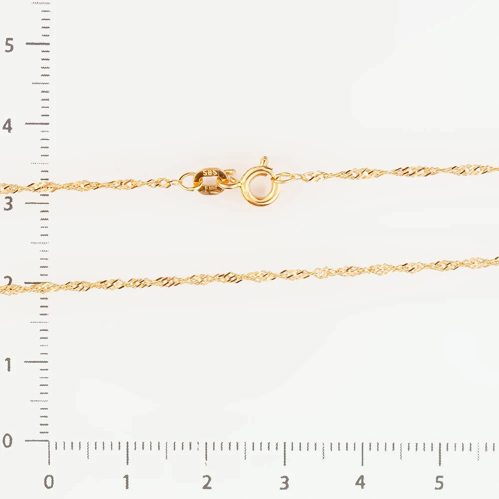 Цепь из красного золота 585 пробы