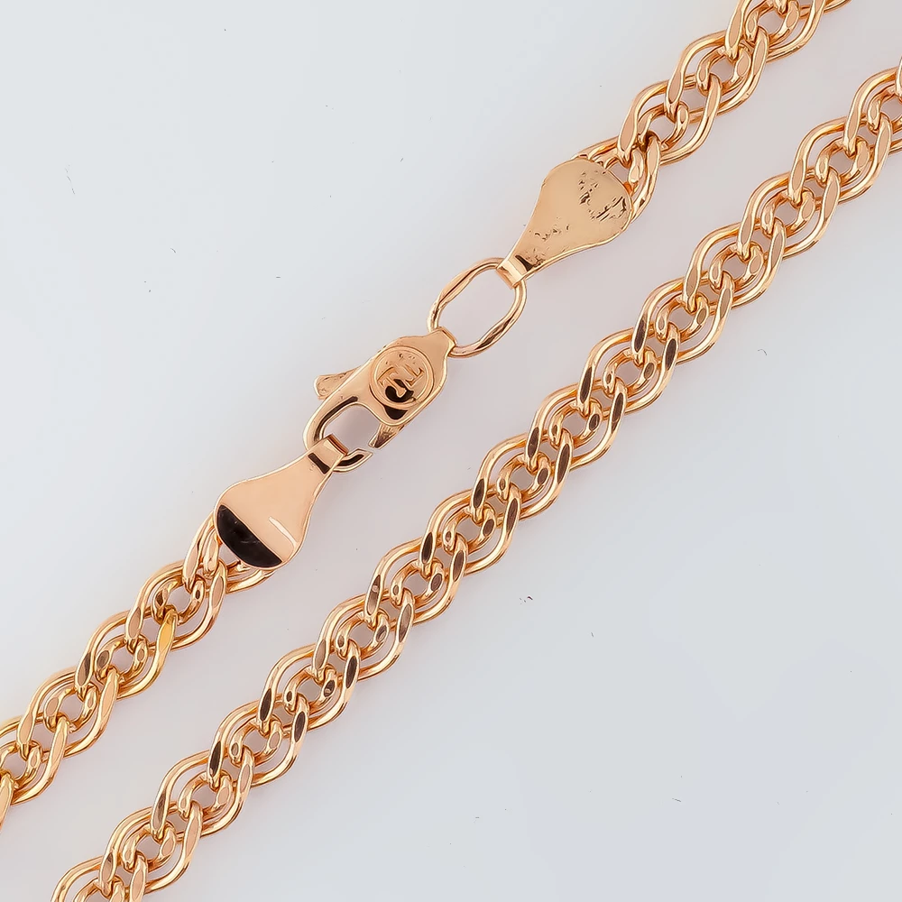 Цепь из красного золота 585 пробы