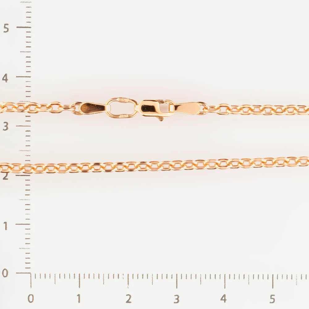Цепь из красного золота 585 пробы