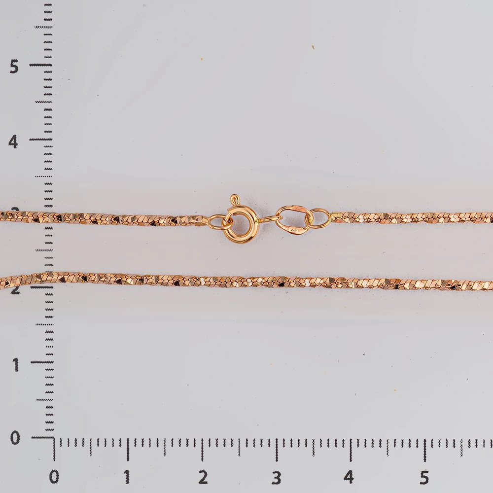 Цепь из красного золота 585 пробы