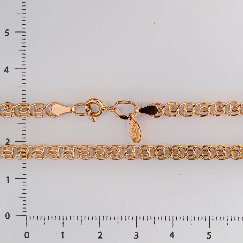 Цепь из красного золота 585 пробы