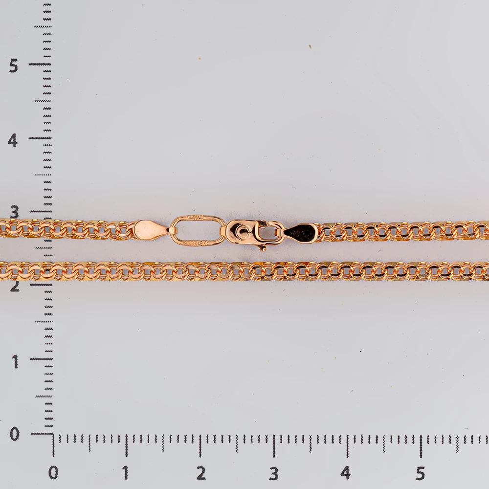 Цепь из красного золота 585 пробы