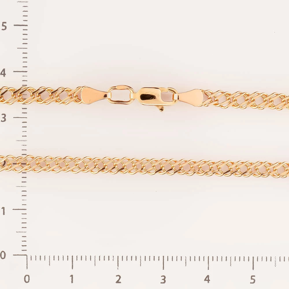 Цепь из красного золота 585 пробы