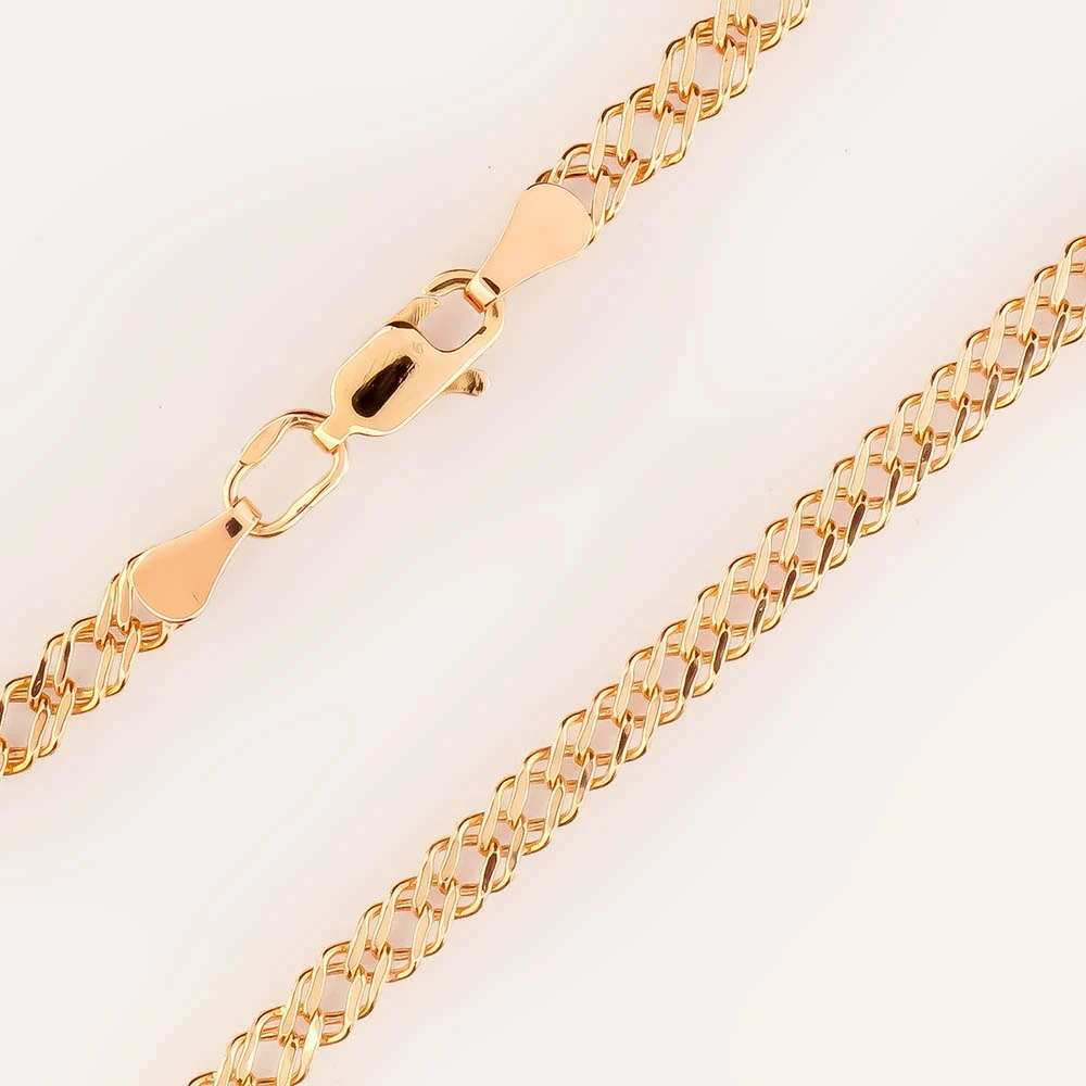 Цепь из красного золота 585 пробы