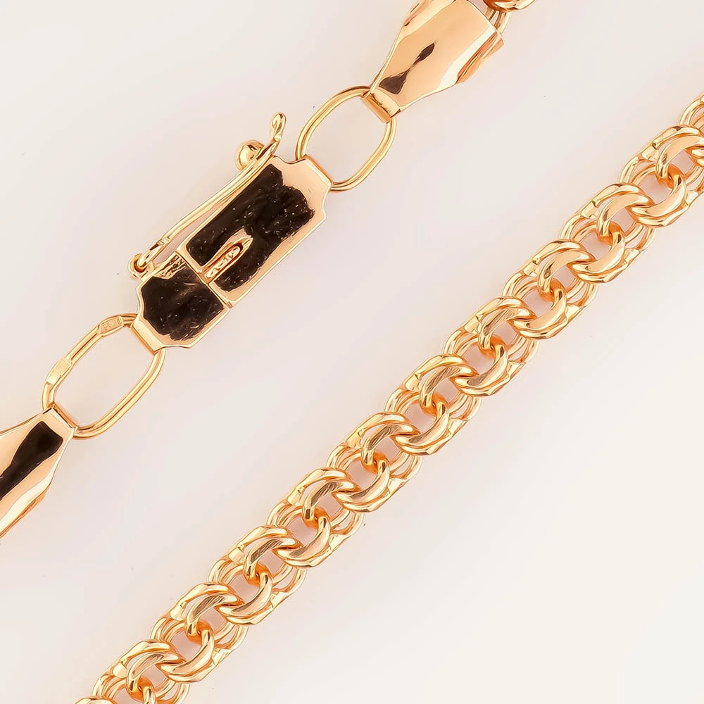 Цепь из красного золота 585 пробы