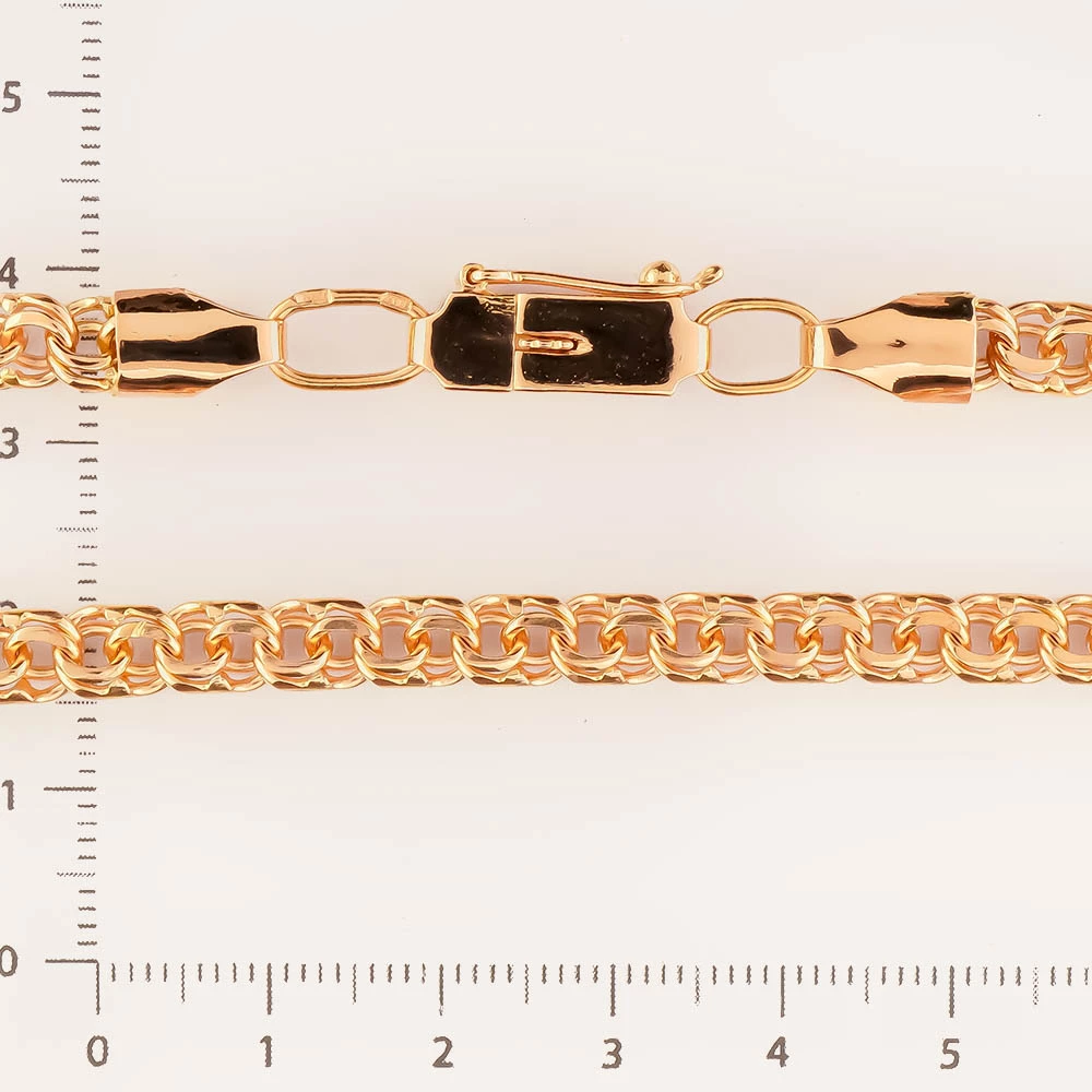 Цепь из красного золота 585 пробы