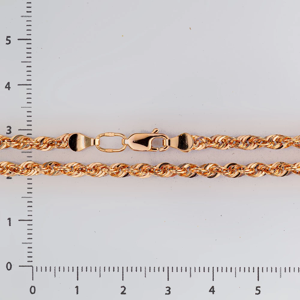 Цепь из красного золота 585 пробы