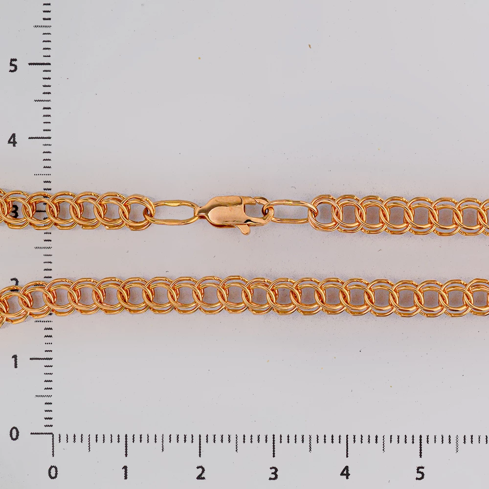 Цепь из красного золота 585 пробы