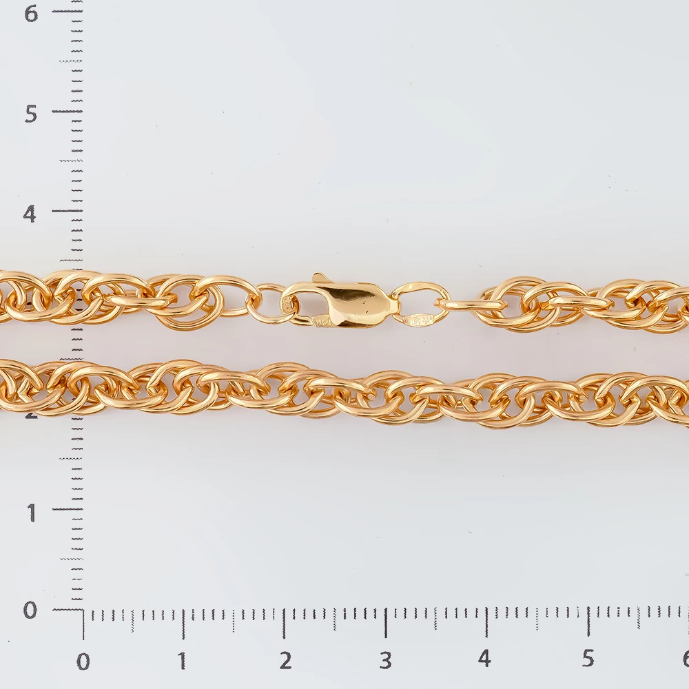 Цепь из красного золота 585 пробы