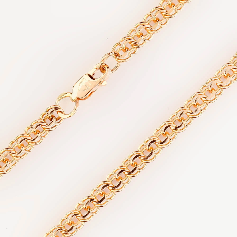 Цепь из красного золота 585 пробы