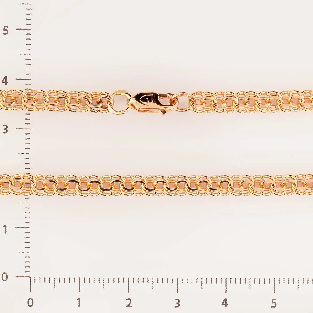 Цепь из красного золота 585 пробы