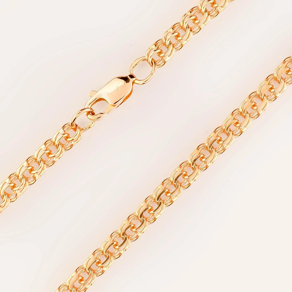 Цепь из красного золота 585 пробы