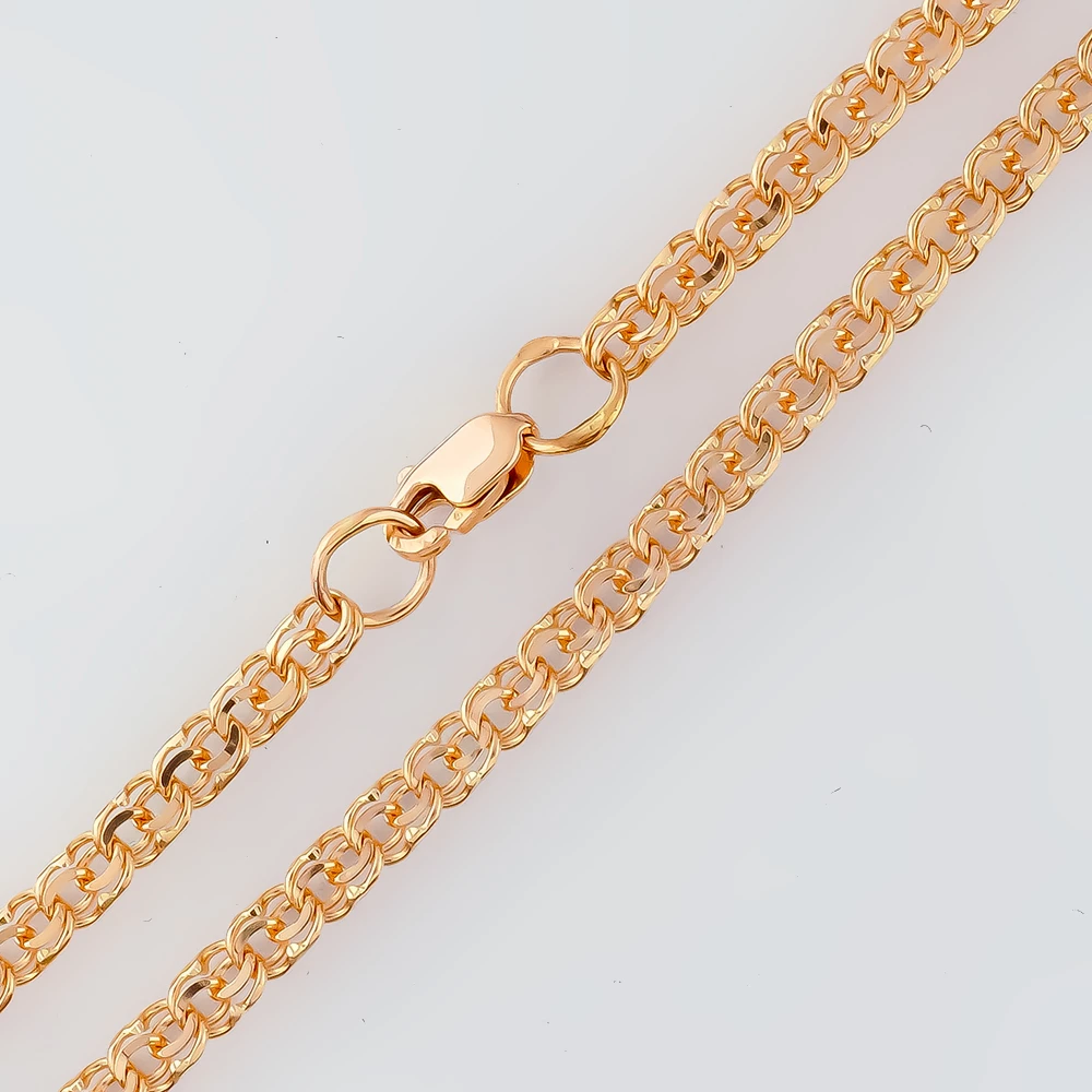 Цепь из красного золота 585 пробы