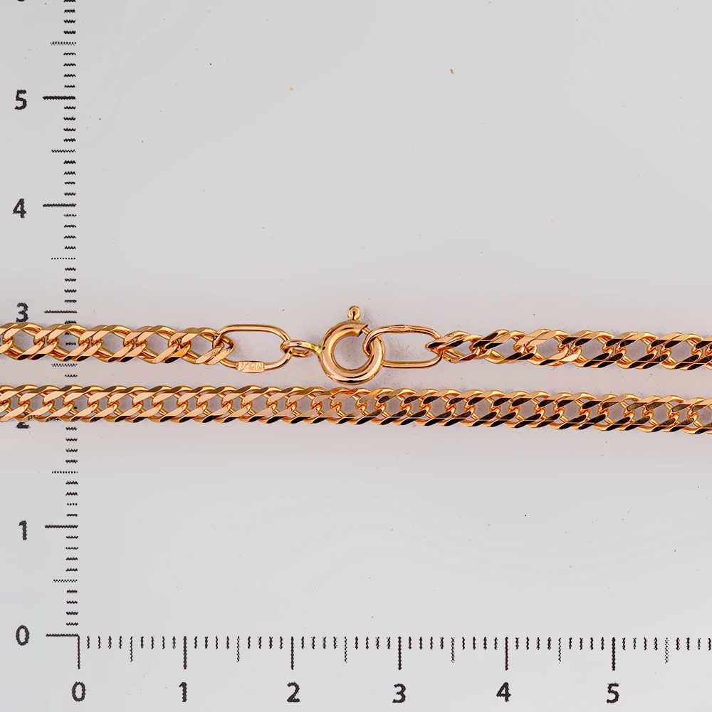 Цепь из красного золота 585 пробы