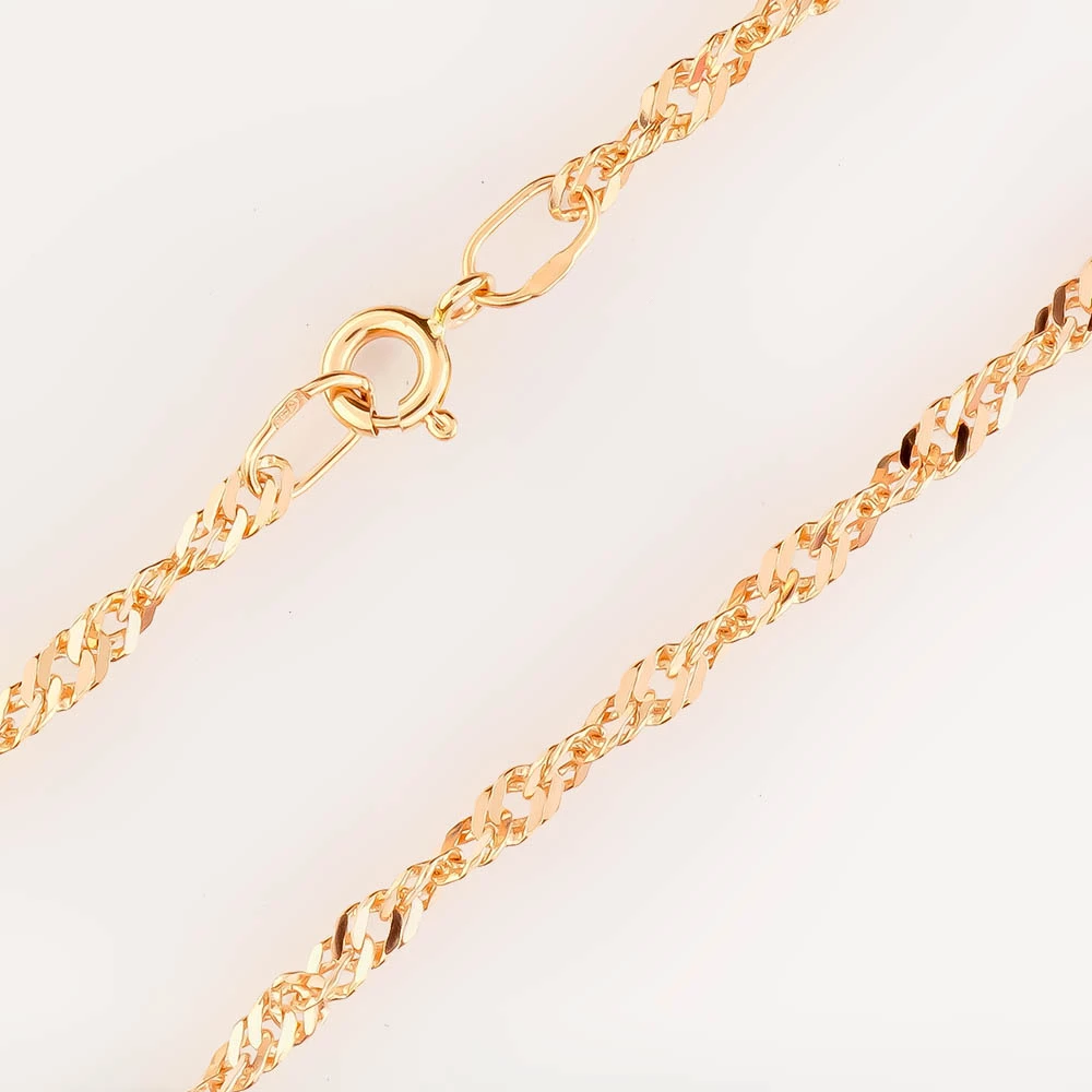 Цепь из красного золота 585 пробы