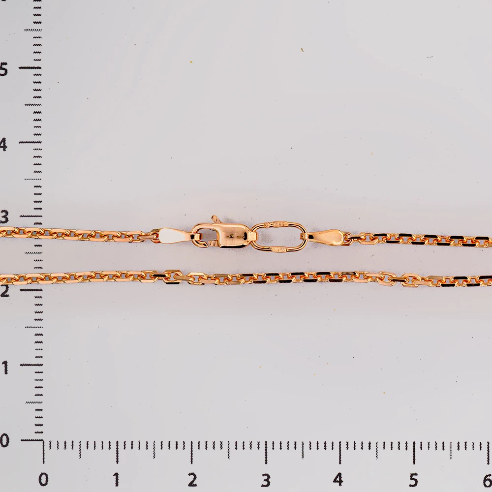 Цепь из красного золота 585 пробы