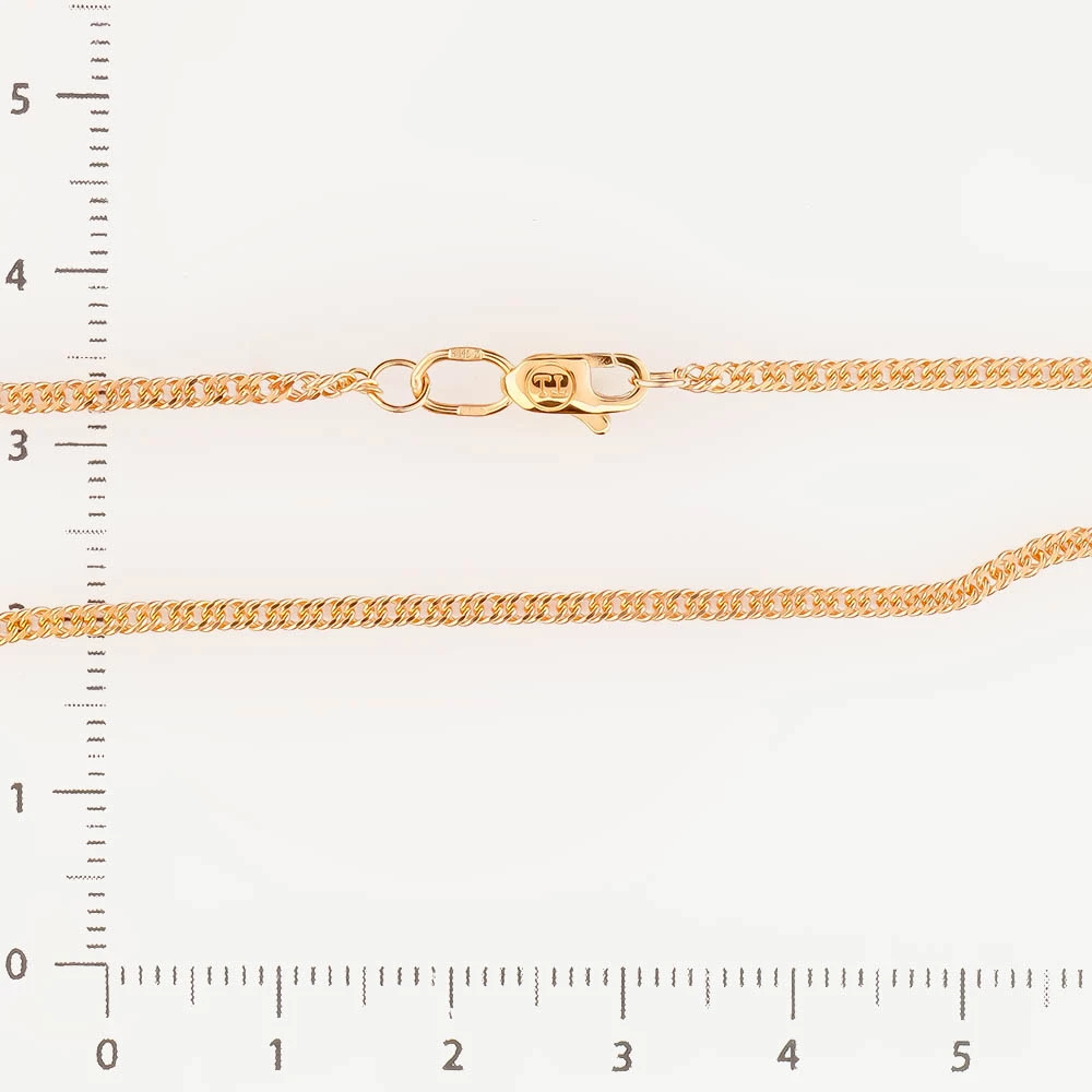 Цепь из красного золота 585 пробы