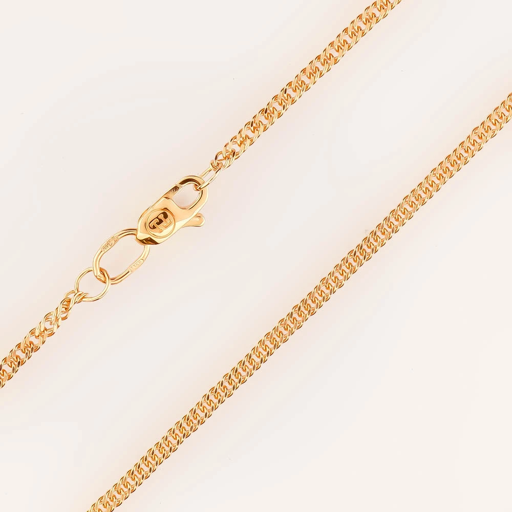 Цепь из красного золота 585 пробы