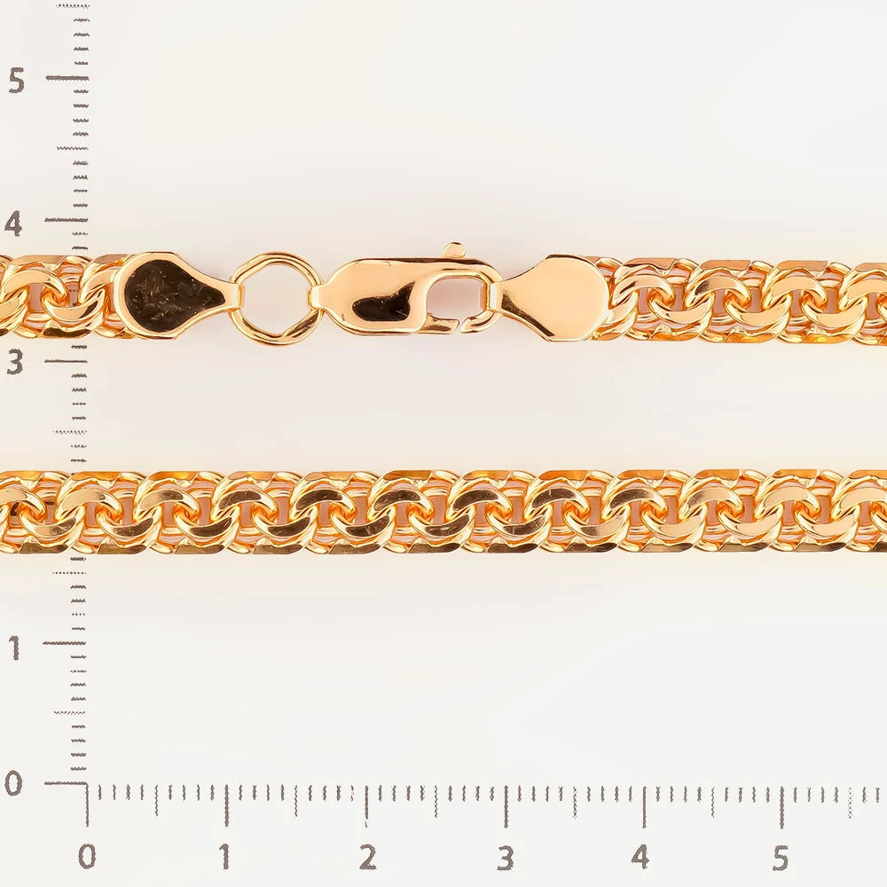 Цепь из красного золота 585 пробы