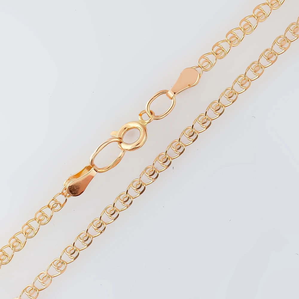 Цепь из красного золота 585 пробы