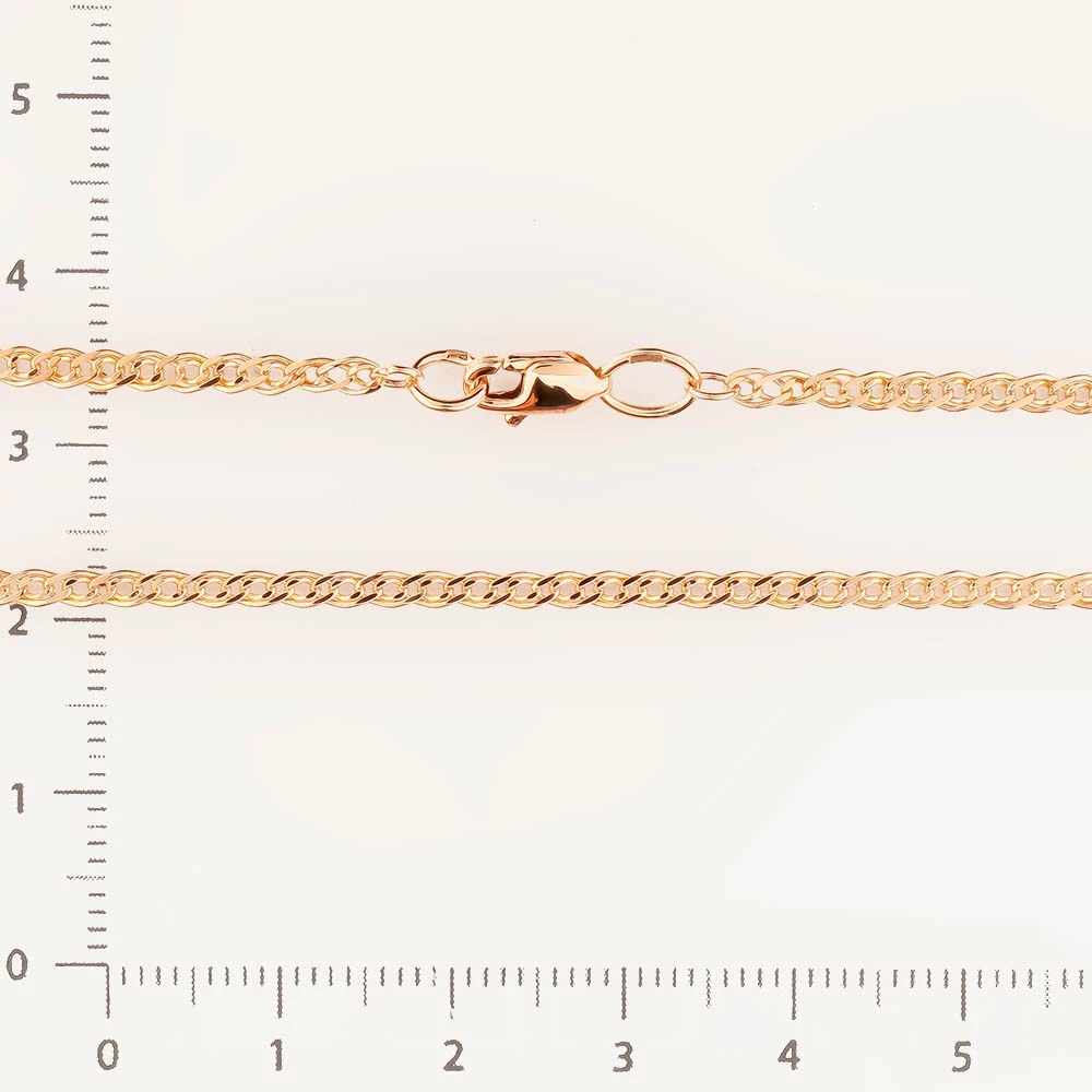 Цепь из красного золота 585 пробы