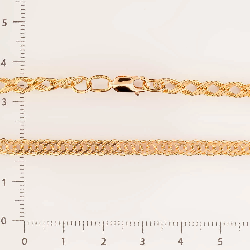 Цепь из красного золота 585 пробы