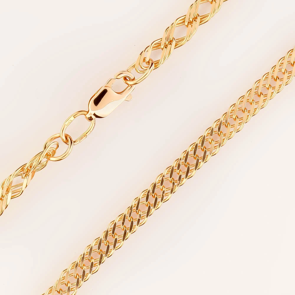 Цепь из красного золота 585 пробы