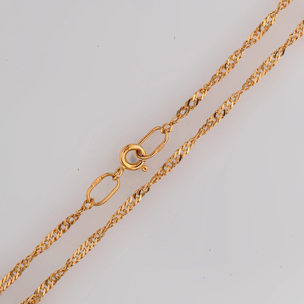 Цепь из красного золота 585 пробы