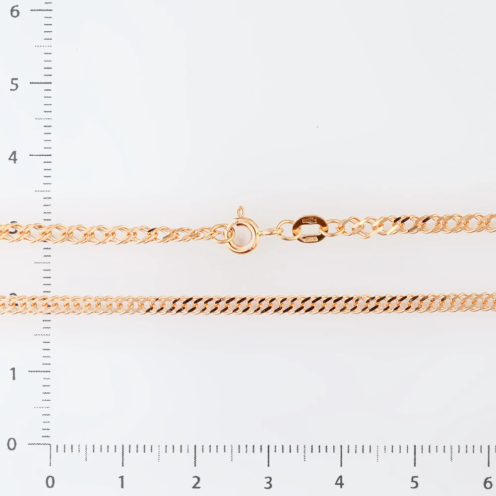 Цепь из красного золота 585 пробы