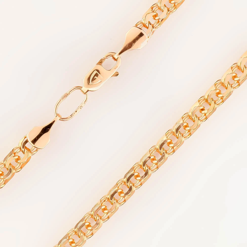 Цепь из красного золота 585 пробы