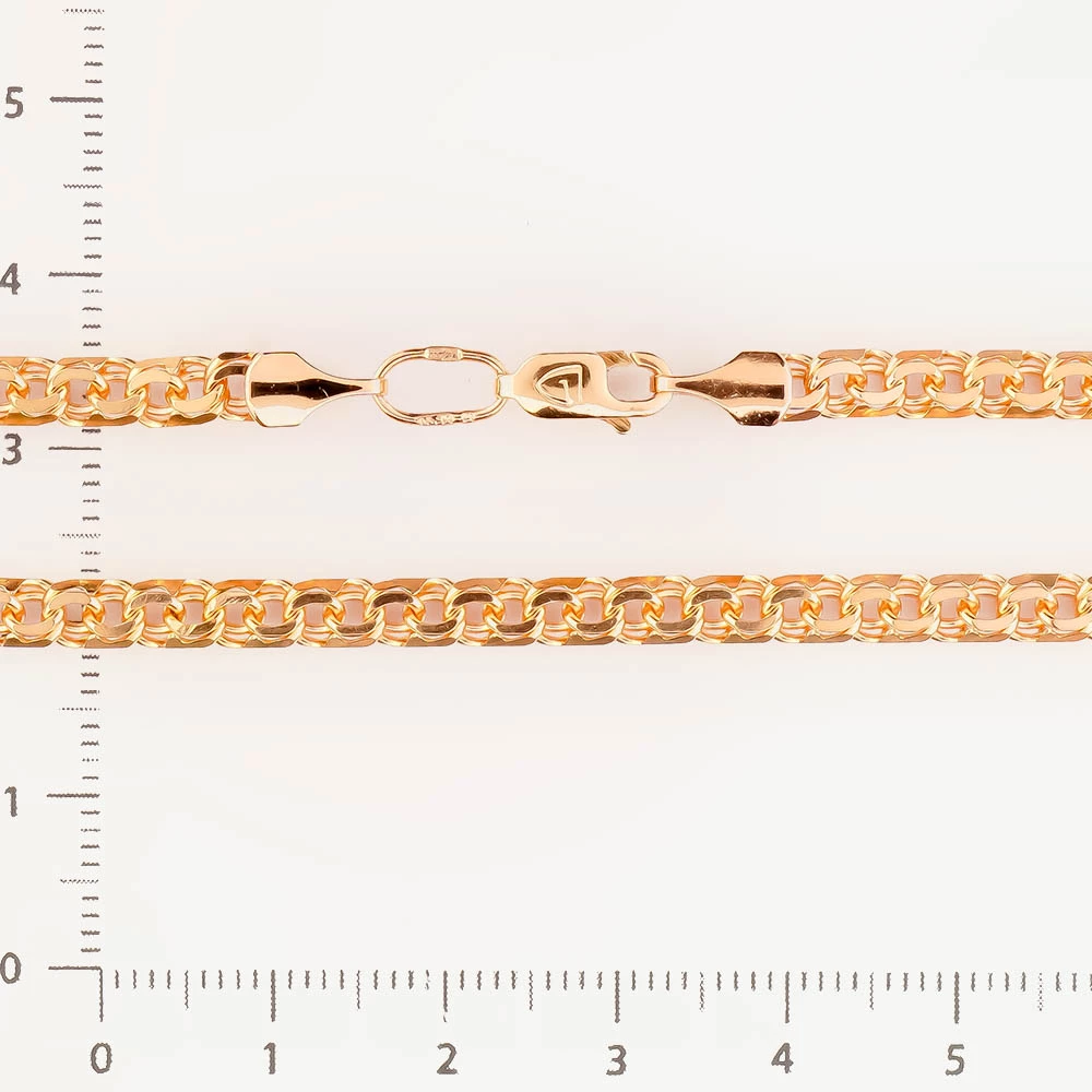 Цепь из красного золота 585 пробы