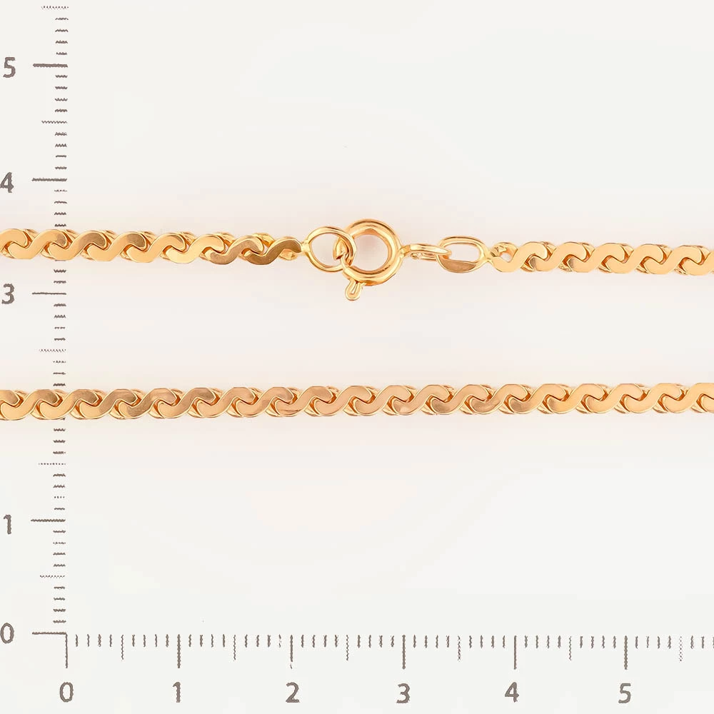 Цепь из красного золота 585 пробы