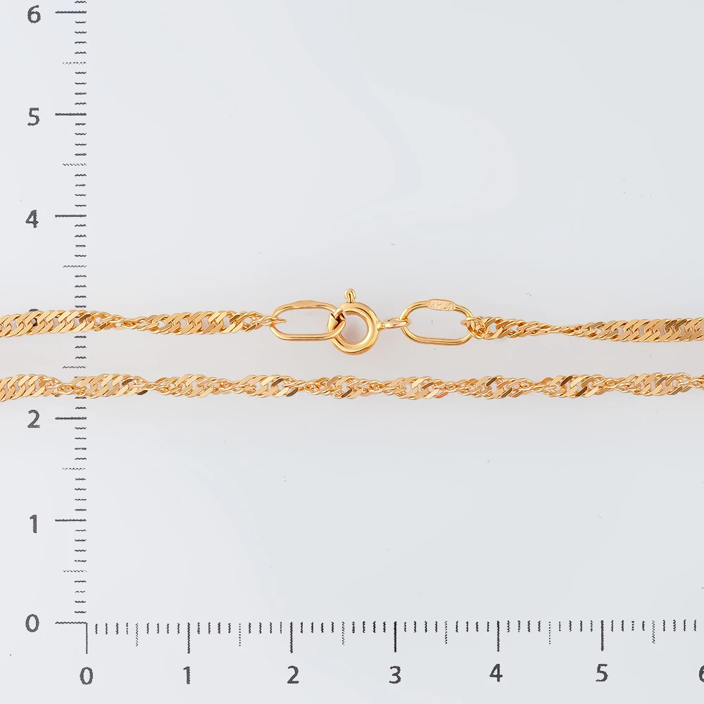 Цепь из красного золота 585 пробы