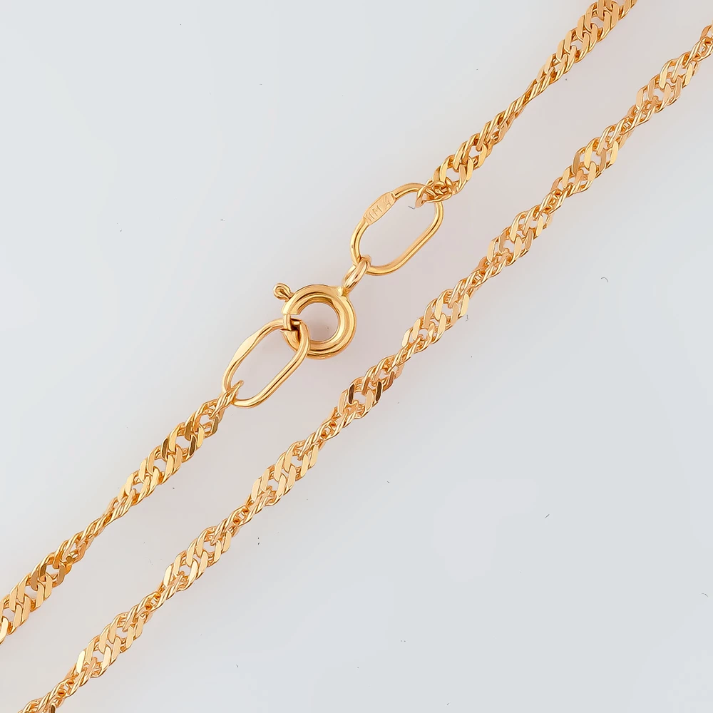 Цепь из красного золота 585 пробы