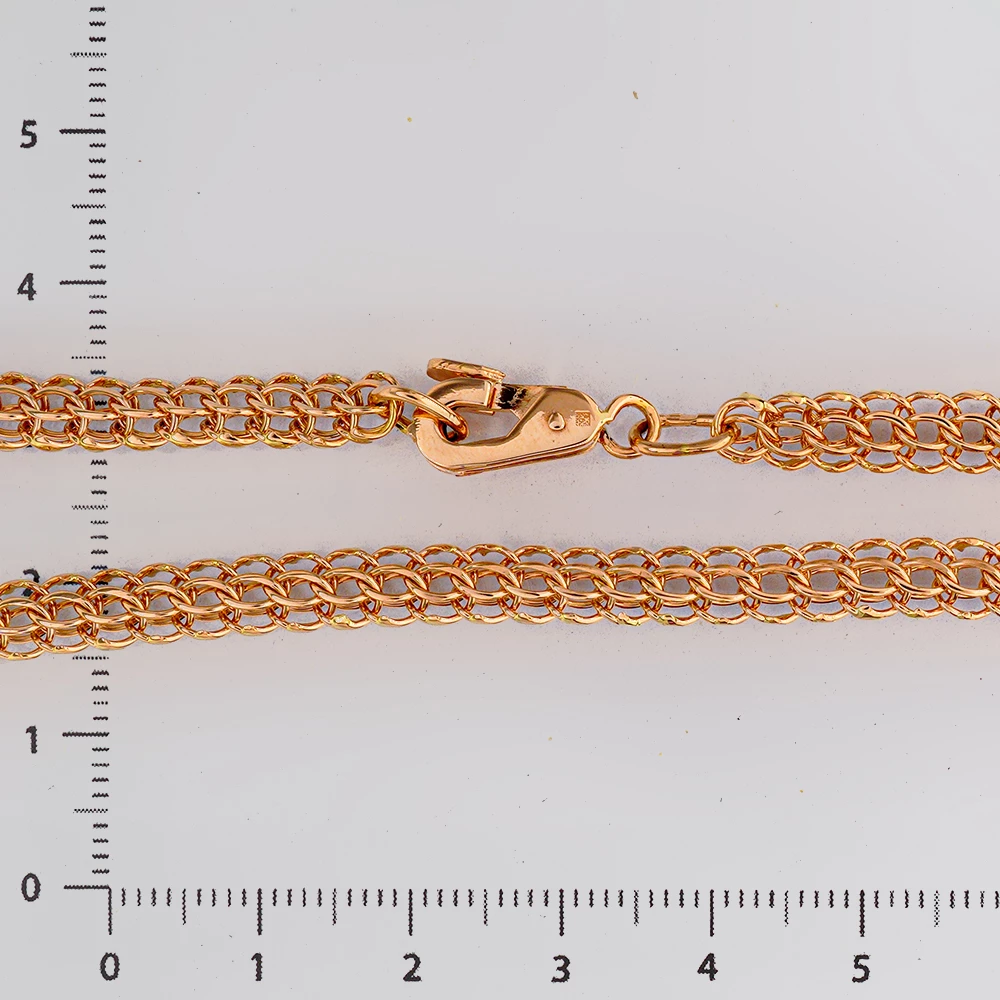 Цепь из красного золота 585 пробы