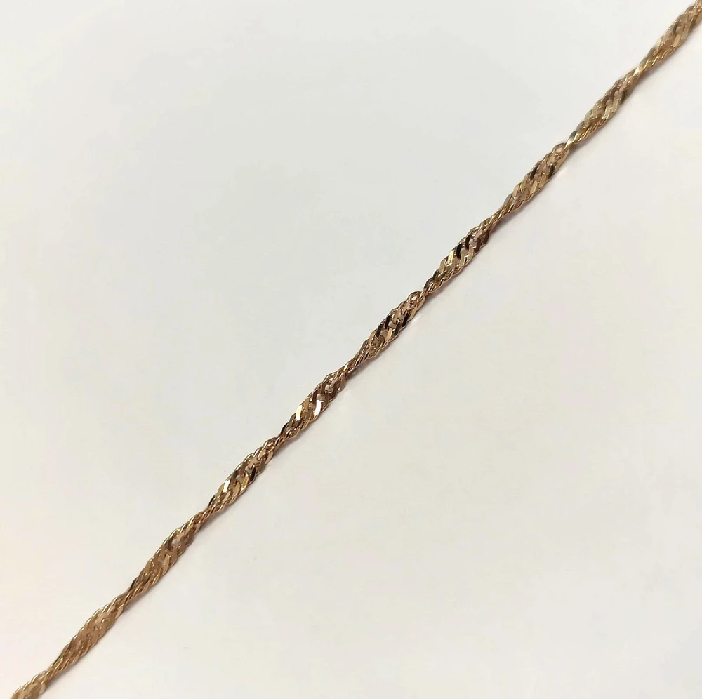 Цепь из красного золота 585 пробы