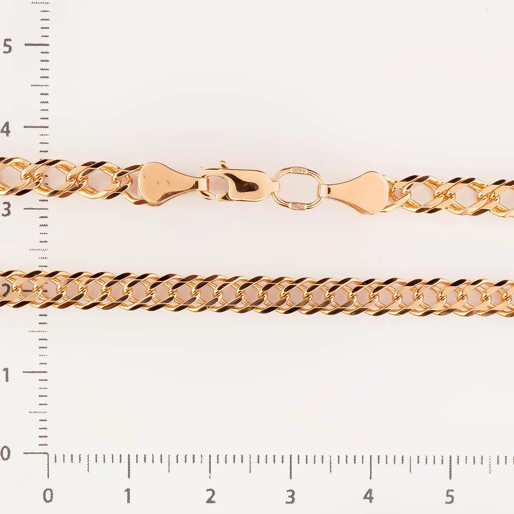 Цепь из красного золота 585 пробы