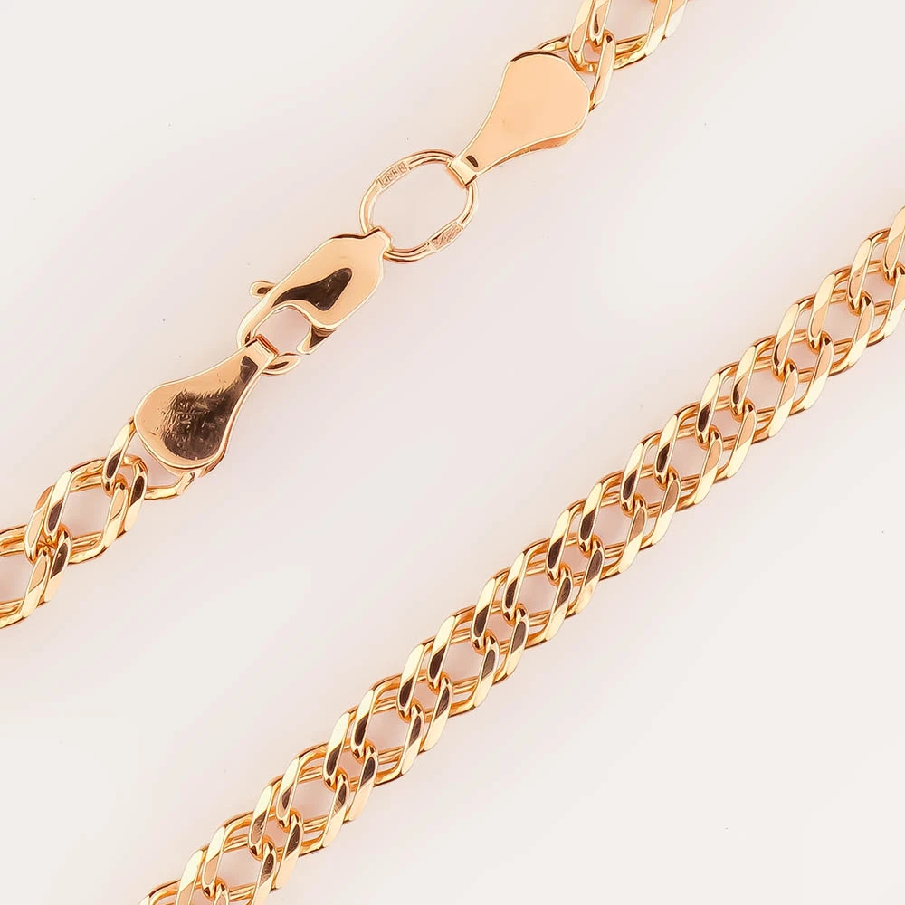 Цепь из красного золота 585 пробы