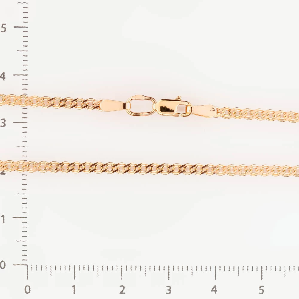 Цепь из красного золота 585 пробы