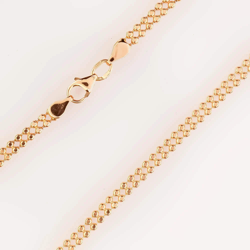 Цепь из красного золота 585 пробы